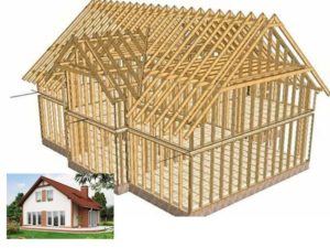 Как построить дом из досок